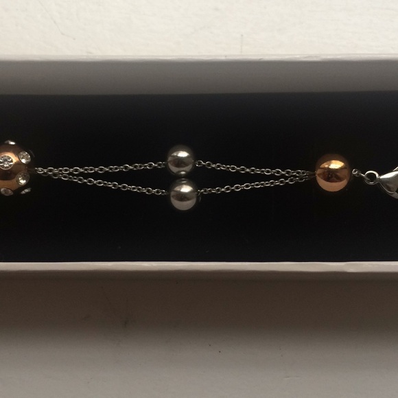 Gold and silver colors bracelet - Picture 3 of 5